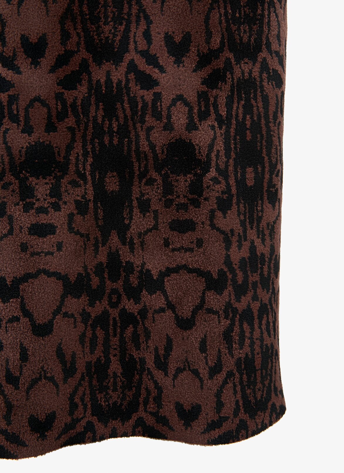 SLEEVELESS DRESS PANTERA BLACK/BRUN ALAÏA BLACK/BROWN  SLEEVELESS DRESS PANTERA BLACK/BRUN